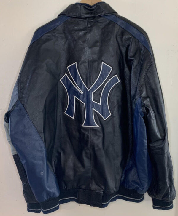Vintage MLB Team NY Yankees Leather Jacket