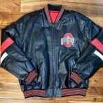 Vintage Ohio State Buckeyes Leather Varsity Jacket