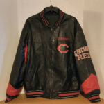 Vtg MLB Team Cincinnati Reds Leather Jacket