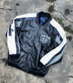 Vtg NY Yankees Baseball Team Leather Jacket