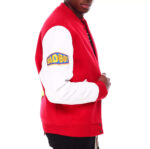 Bad Boy Simpson Red And White Varsity Jacket