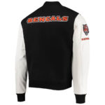 Cincinnati Bengals NFL Black And White Varsity Jacket