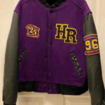 Hard Rock Cafe Maui Purple Varsity Jacket