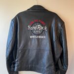 Hard Rock Cafe Myrtle Beach Brown Leather Jacket