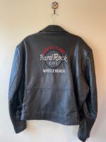 Hard Rock Cafe Myrtle Beach Brown Leather Jacket
