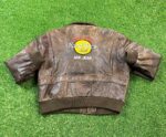 Hard Rock Cafe San Juan Brown Leather Jacket