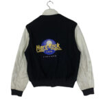 Hard Rock Cafe Toronto Black White Varsity Jacket