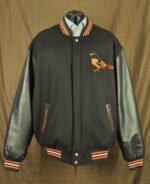 Jeff Hamilton Baltimore Orioles Black Varsity Jacket