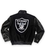 Las Vegas Raiders Varsity NFL Black Jacket