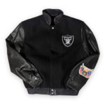 Las Vegas Raiders Varsity NFL Black Jacket