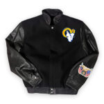 Los Angeles Rams JH NFL Black Varsity Jacket