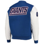 NY Giants NFL Blue And White Varsity Jacket