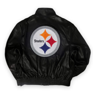 Pittsburgh Steelers Full Black Leather Jacket