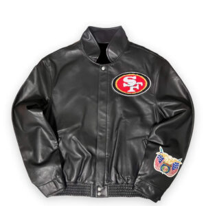 San Francisco 49ers Full Black Leather Jacket