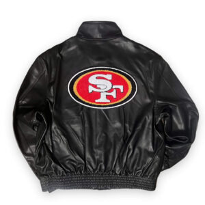 San Francisco 49ers Full Black Leather Jacket