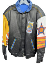 Vtg 1993 NCAA Final Four New Orleans Leather Jacket