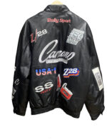 Chevy Camaro 35th Anniversary Black Leather Jacket