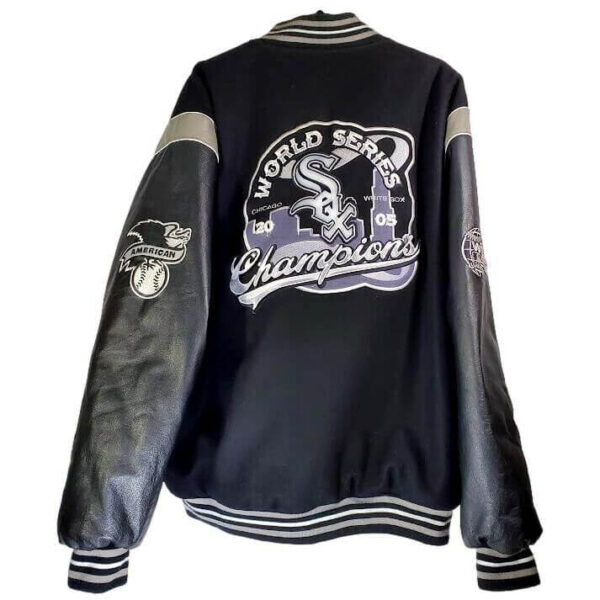 Chicago White Sox 2005 World Series Black Varsity Jacket