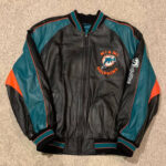G-III Carl Banks Miami Dolphins NFL Leather Jacket
