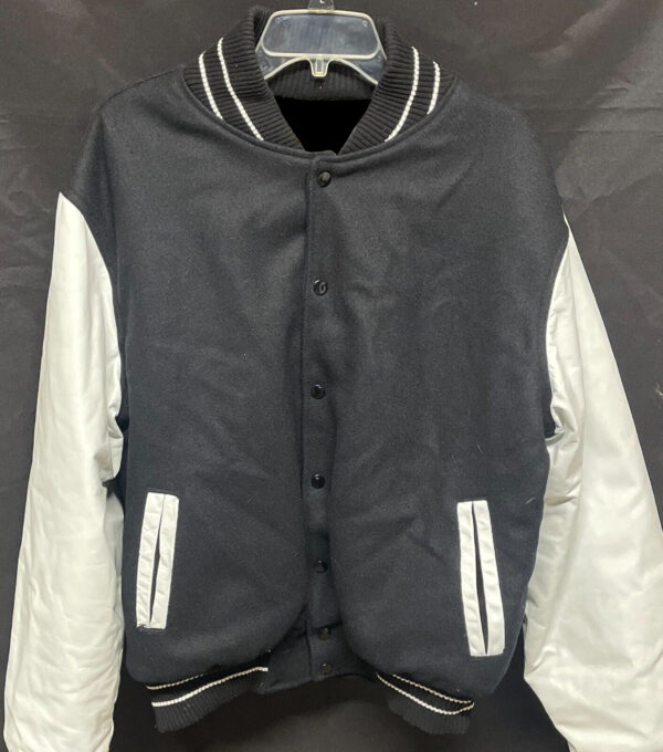 Las Vegas Hard Rock Cafe Black White Varsity Jacket (2) Las Vegas Hard Rock Cafe Black White Varsity Jacket