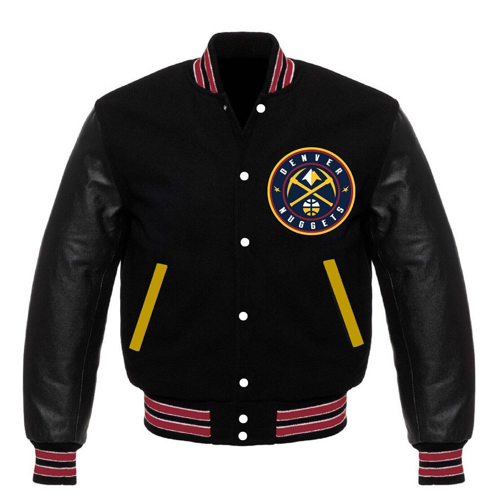 NBA Denver Nuggets Basketball Team Varsity Jacket