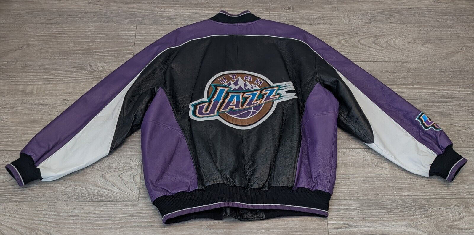 NBA Utah Jazz Baseball Team Leather Jacket Maker of Jacket