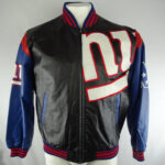 New York Giants NFL Team Football Leather Jacket