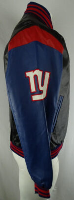 New York Giants NFL Team Football Leather Jacket
