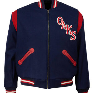 Oakland Oaks 1954 Navy And Red Wool Jacket