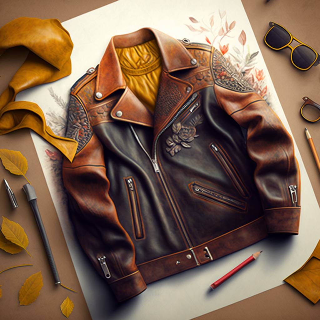 Creative Ant Leather Suede Raider Jacket