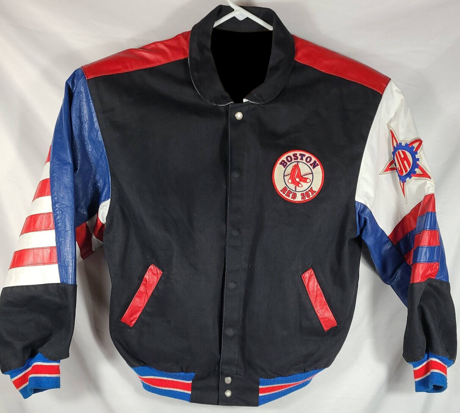 Maker of Jacket MLB Boston Red Sox Vintage Jeff Hamilton