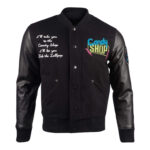 Vintage Protocol's Candy Shop Black Varsity Jacket