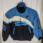 Vtg Jeff Hamilton NFL Carolina Panthers Wool Jacket