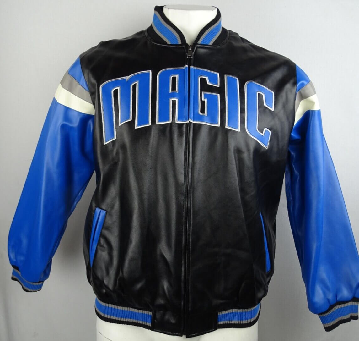 Maker of Jacket Black Leather Jackets NBA Orlando Magic