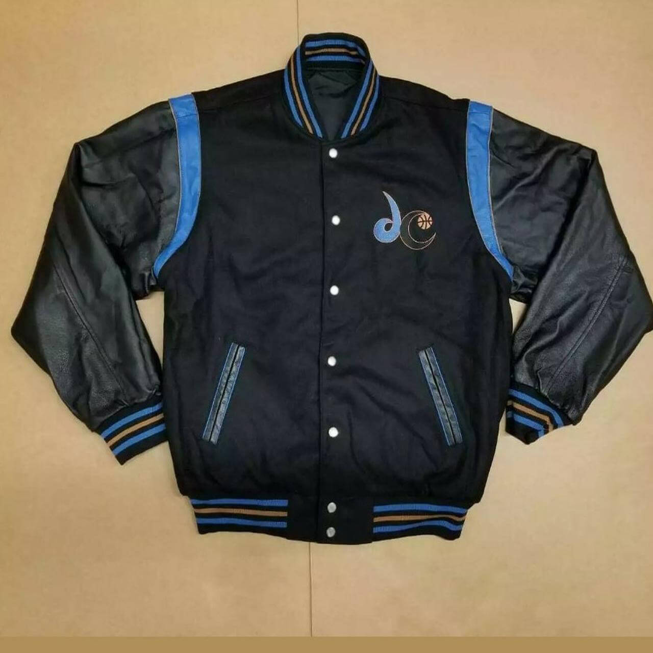 Hypland NBA Washington Wizards Varsity Jacket (Navy) Medium