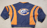 Blue Orange NFL Chicago Bears Leather Jacket