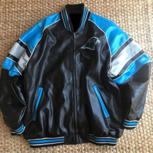 Carolina Panthers Football Team Leather Jacket