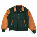 Hard Rock Cafe Honolulu Wool Suede Sleeves Jacket