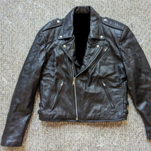 Hard Rock Cafe Nashville Black Biker Leather Jacket