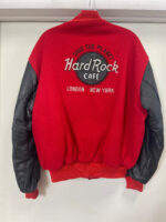 Hard Rock Cafe Red Black New York Varsity Jacket