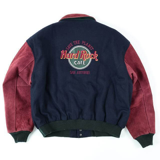 Hard Rock Cafe San Antonio Wool Jacket (1) Hard Rock Cafe San Antonio Wool Jacket