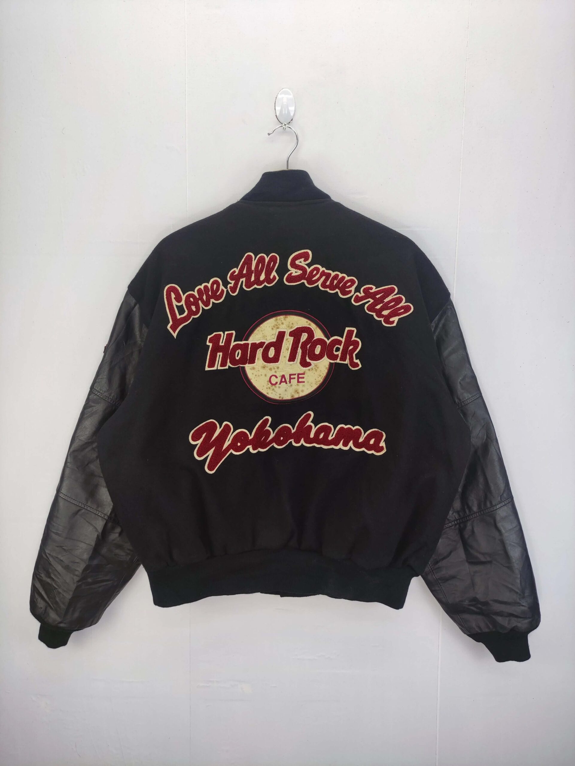 Hard rock hotsell cafe varsity jacket