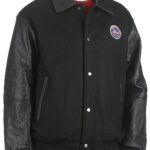 MLB NY Mets Black Varsity Jacket