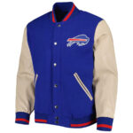 NFL Buffalo Bills Blue And Cream Varsity Jacket