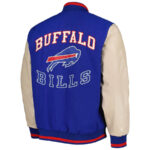 NFL Buffalo Bills Blue And Cream Varsity Jacket
