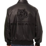 NFL Cincinnati Bengals Full Black Leather Jacket