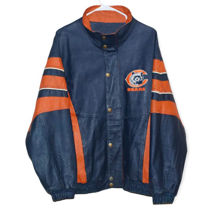 NFL Pro Line Chicago Bears Leather Jacket (1) NFL Pro Line Chicago Bears Leather Jacket