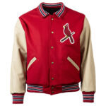 Red Cream St Louis Cardinals 1940 Varsity Jacket