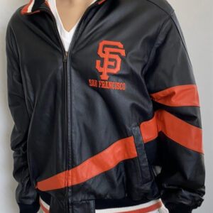 Maker of Jacket Sports Leagues Jackets MLB Pink San Francisco Giants Baseball Varsity