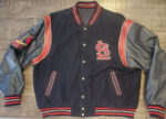 St Louis Cardinals Black MLB Team Varsity Jacket